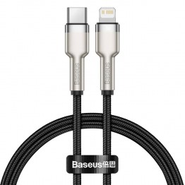 Cablu date si alimentare Baseus Cafule Metal CATLJK-01, USB Tip C - Lightning